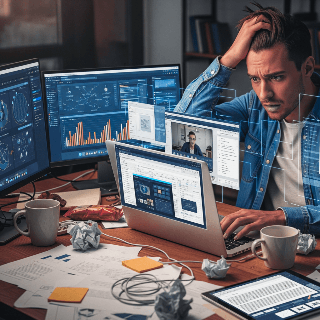 Successful man smiling while working on his laptop, demonstrating the results of finding a reliable system to make money online.