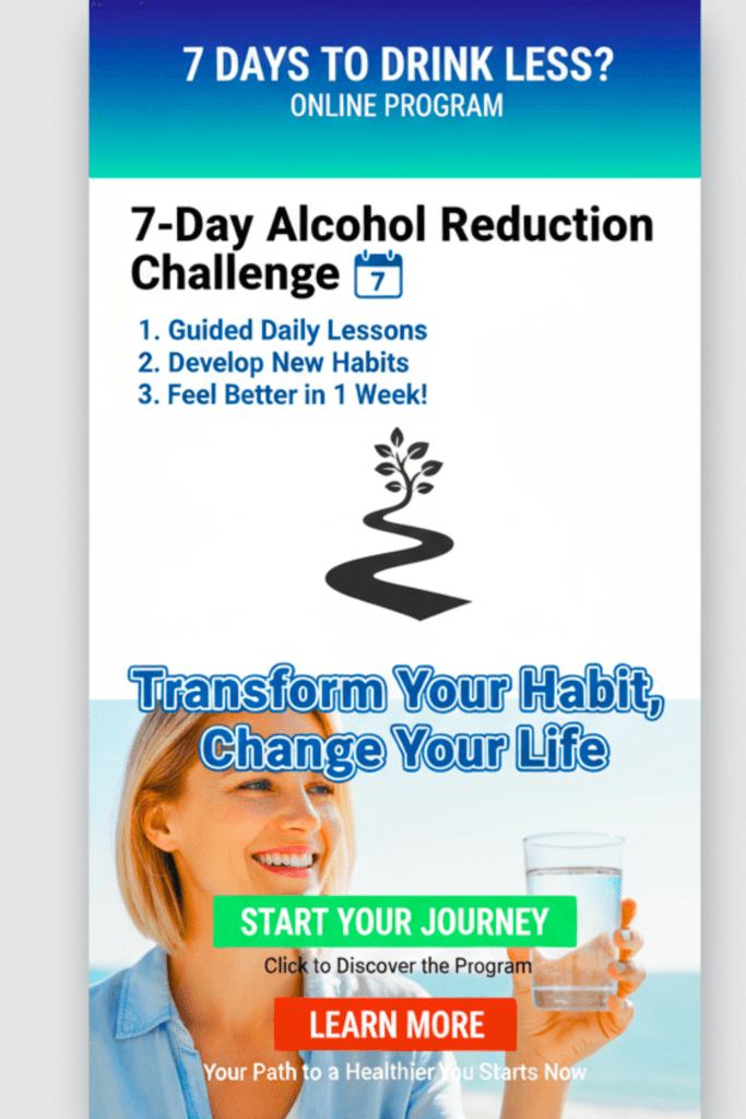 How to Reduce Alcohol Habit in 7 Days by stocking non-alcoholic drinks like sparkling water and tea as alternatives.