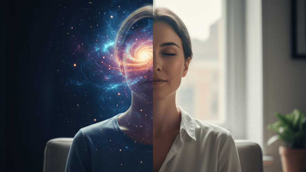 Overcoming Social Anxiety as an Introvert  An empowering visual representing the journey of discovering hidden inner superpowers and quiet strength.