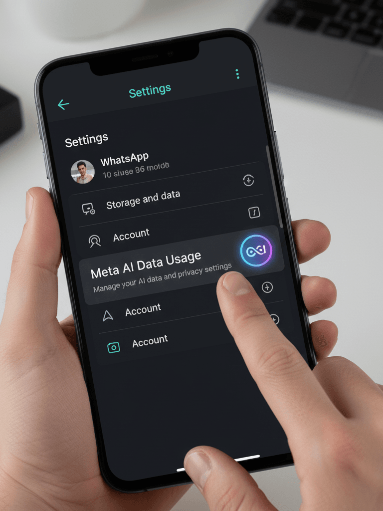 Step-by-step guide to WhatsApp AI chatbot features and hidden settings for Meta AI data usage