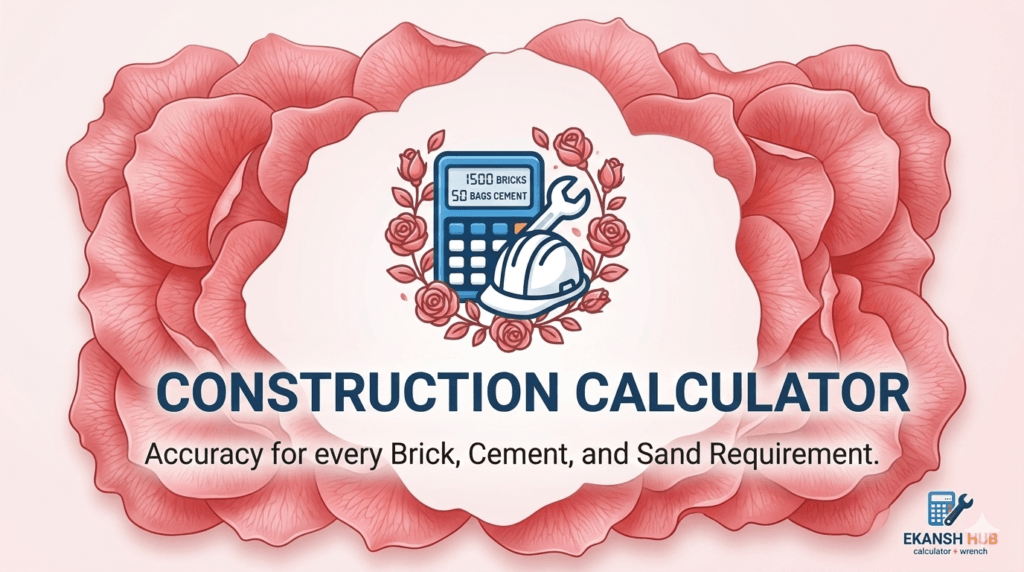 Stop Guessing, Start Building Smarter.
Get Instant Material Requirements based on B.N. Dutta Standards.
Save Time. Save Money. Build with Confidence.