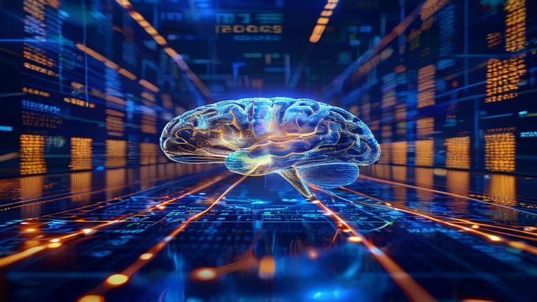 Digital representation of human brain neural pathways highlighting neurodata investing risks in modern financial markets