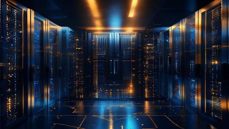 Modern server room racks representing India data centre boom and growing cloud computing infrastructure investment