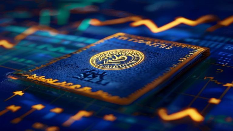 Traveler checking passport with tax clearance documents regarding tax clearance for foreign travel regulations