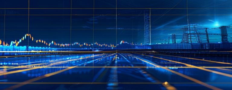 Financial market analysis and investment data visualization