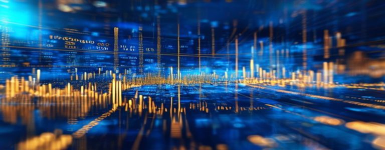 Financial market analysis and investment data visualization
