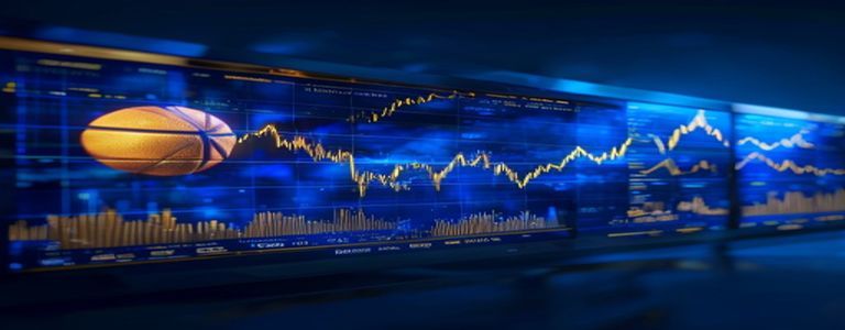 Financial market analysis and investment data visualization