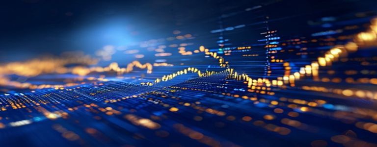 Financial market analysis and investment data visualization