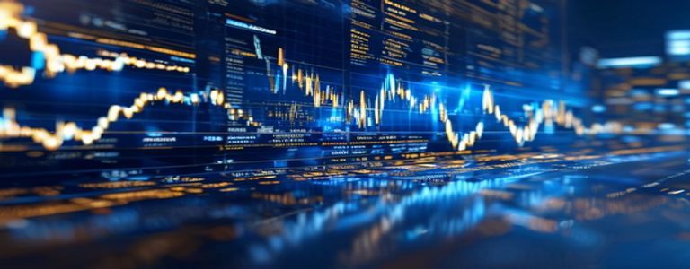 Financial market analysis and investment data visualization