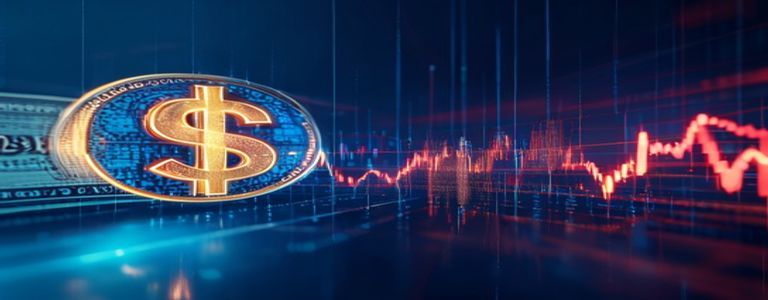 Financial market analysis and investment data visualization