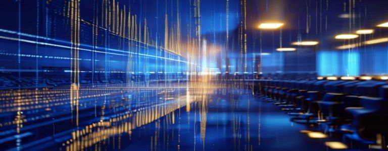 Financial market analysis and investment data visualization