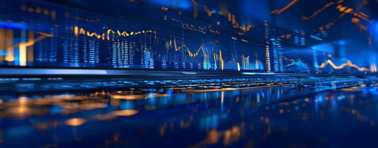 Financial market analysis and investment data visualization