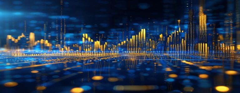 Financial market analysis and investment data visualization